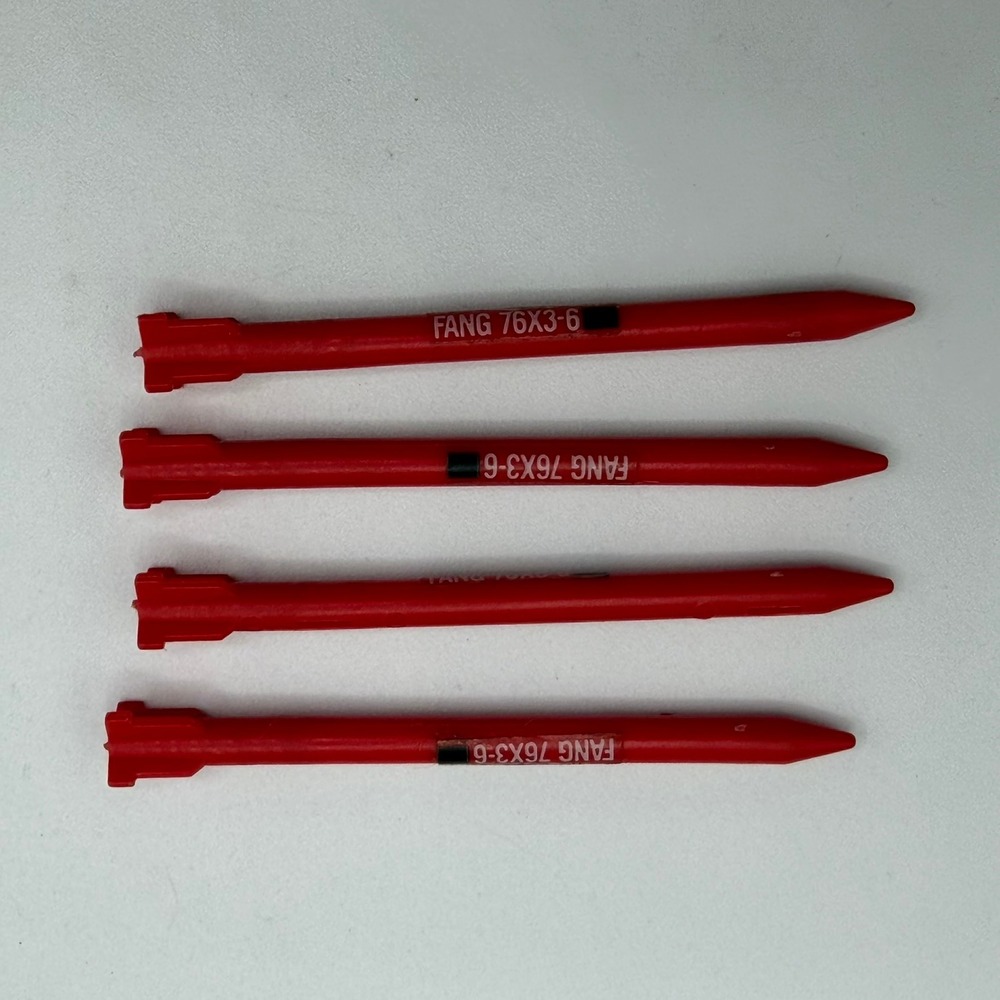 Vintage 1983 GI Joe Cobra FANG Helicopter MISSILE LOT x4 Original Parts ARAH